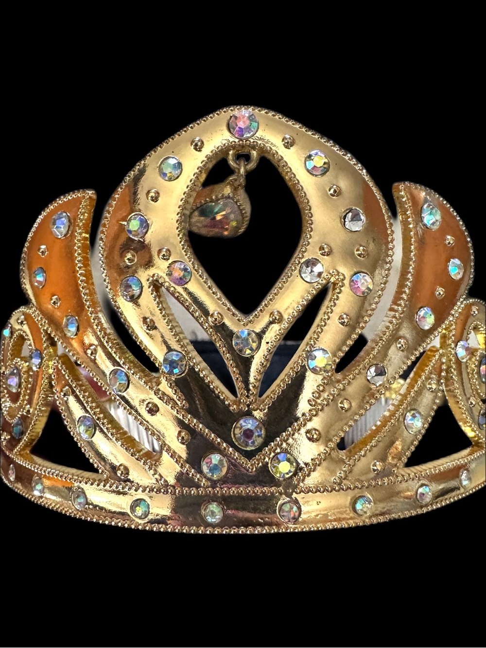 The Disney Store Frozen Anna Gold Crystal Embellished Tiara - Girls Accessories